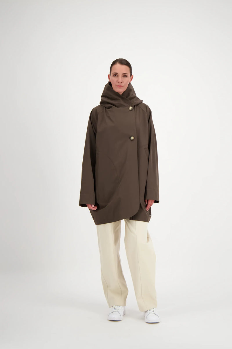 PARKA PAOLA GER EN POLYAMIDE STRETCH DÉPERLANTE