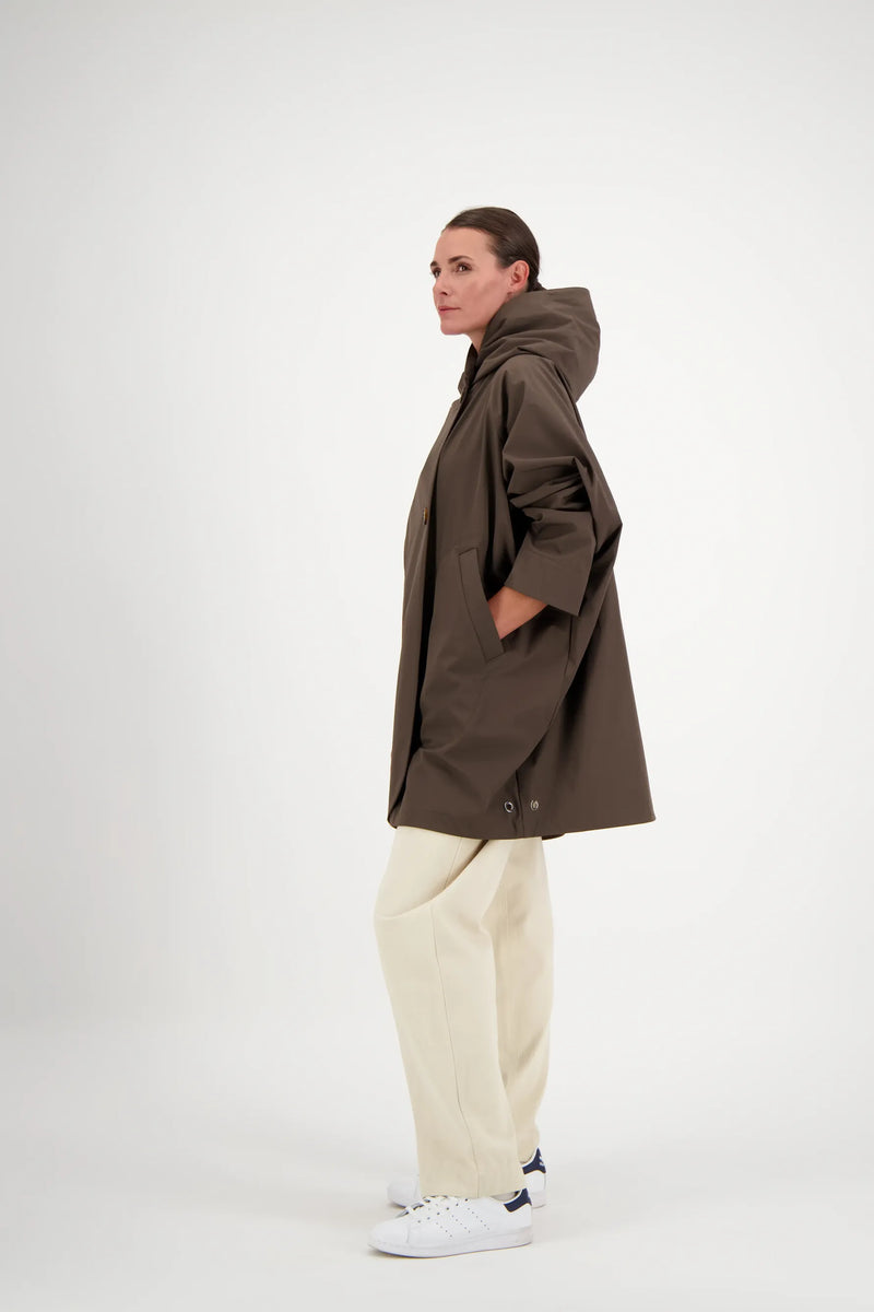 PARKA PAOLA GER EN POLYAMIDE STRETCH DÉPERLANTE