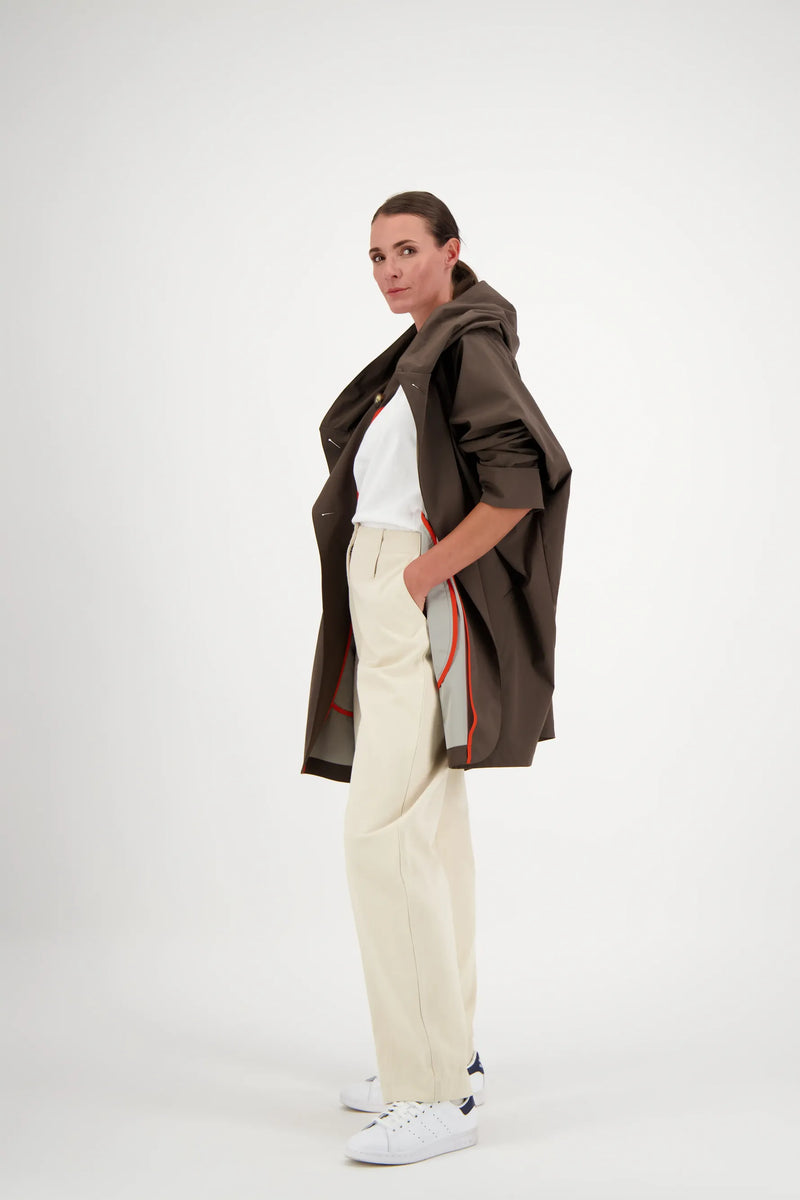 PARKA PAOLA GER EN POLYAMIDE STRETCH DÉPERLANTE