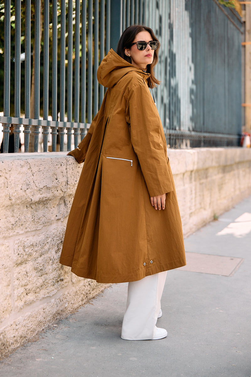 PARKA MALO EN COTON DÉPERLANT TABAC