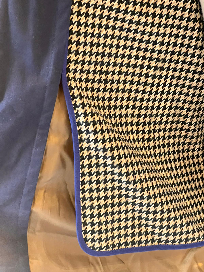 PARKA BROOKLYN en coton déperlant coloris navy avec doublure en lainage amovible