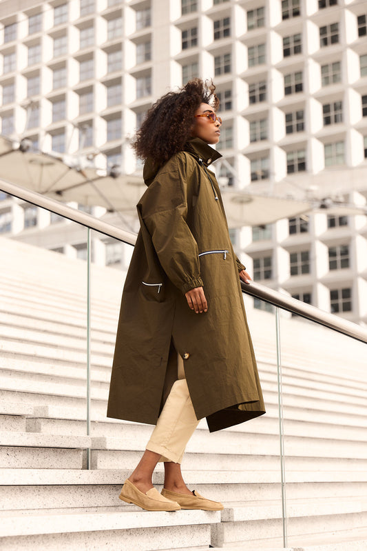 PARKA VANESSA TER EN POLYAMIDE & COTON DÉPERLANTS