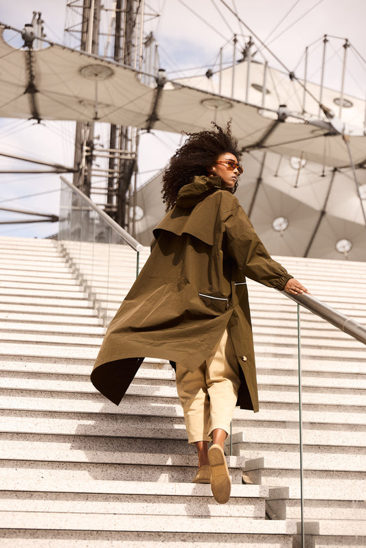 PARKA VANESSA TER EN POLYAMIDE & COTON DÉPERLANTS