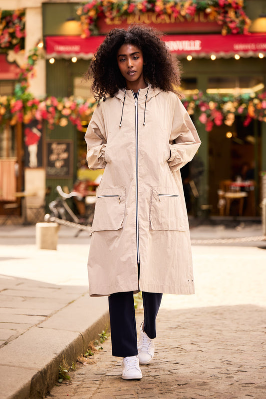 PARKA MARTA TER EN POLYAMIDE & COTON DÉPERLANTS