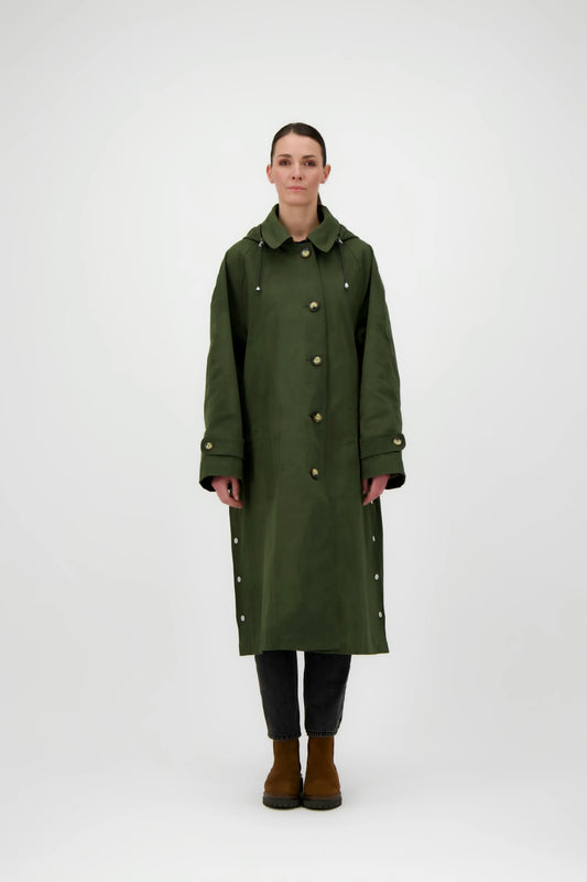 PARKA ROMY CAM en coton waxé imperméable