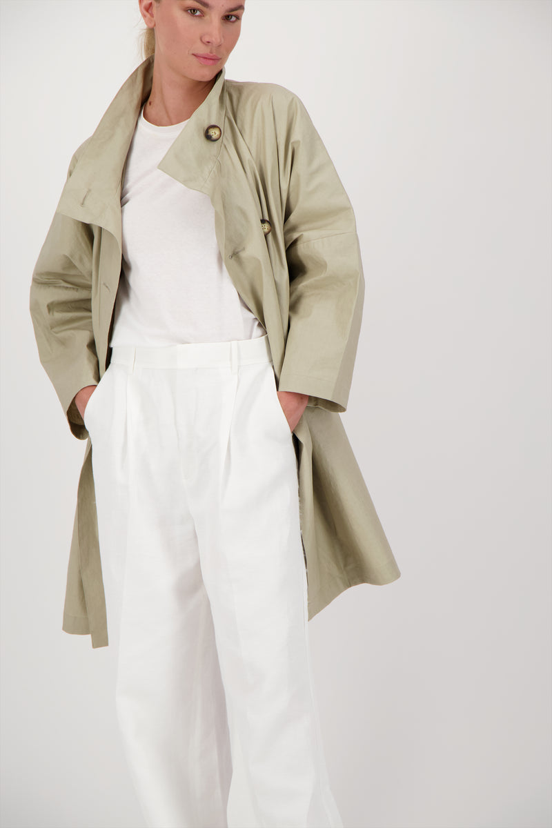 PARKA RUBIS LIB EN COTON & LIN DÉPERLANTS