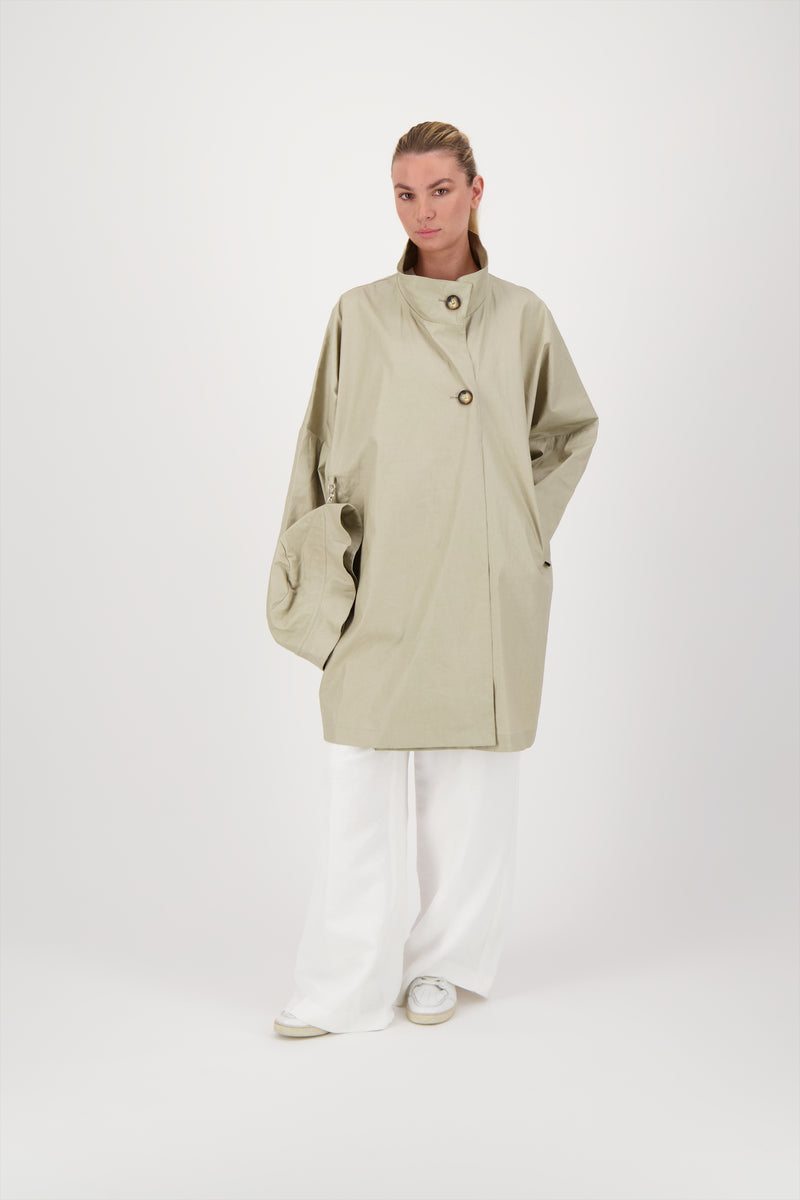 PARKA RUBIS LIB EN COTON & LIN DÉPERLANTS