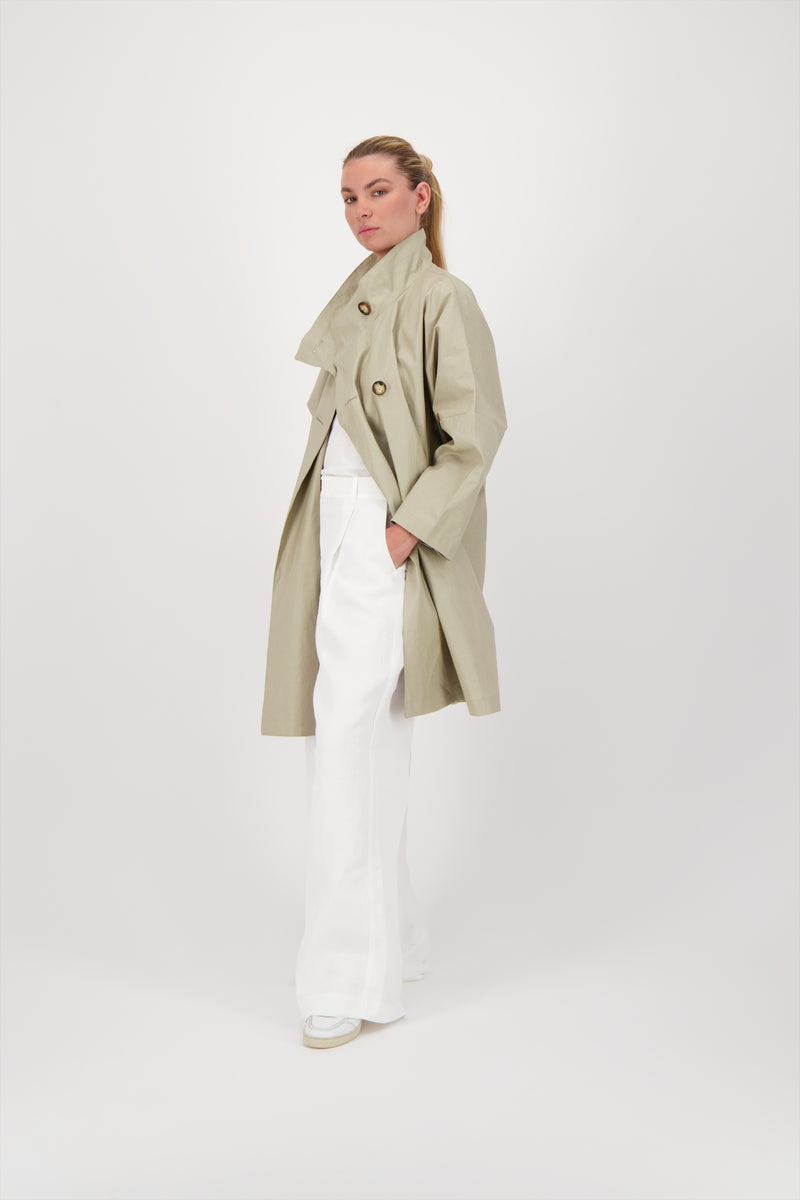 PARKA RUBIS LIB EN COTON & LIN DÉPERLANTS