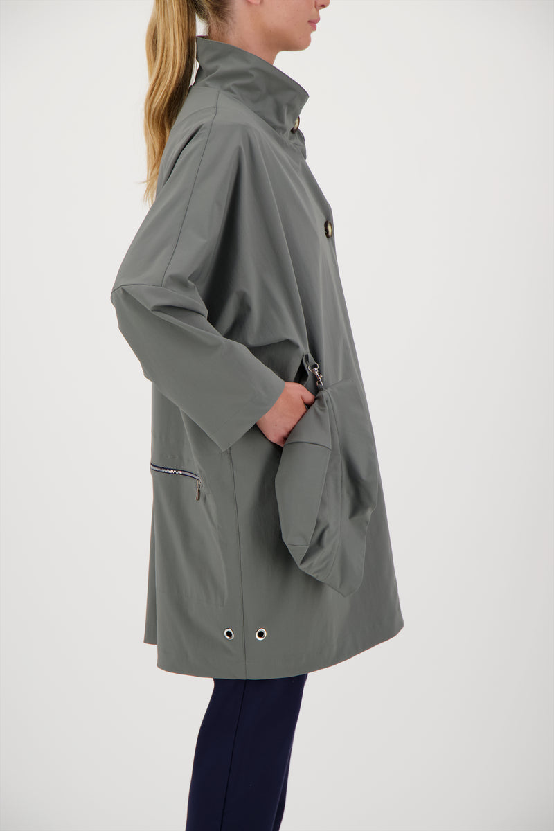 PARKA DÉPERLANTE RUBIS EN POLYAMIDE BISTRETCH LAURIER