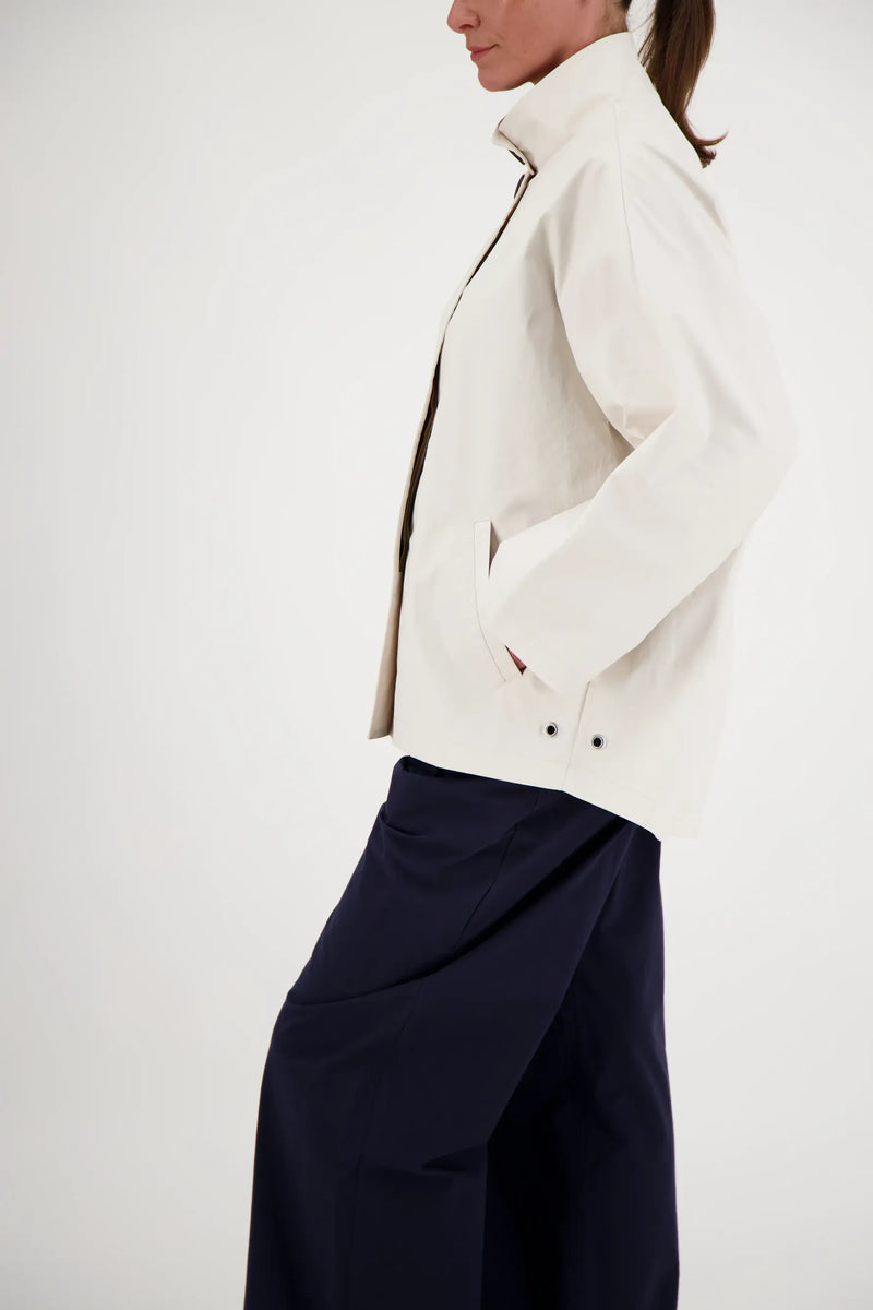 BLOUSON SACHA EN COTON DÉPERLANT CREME