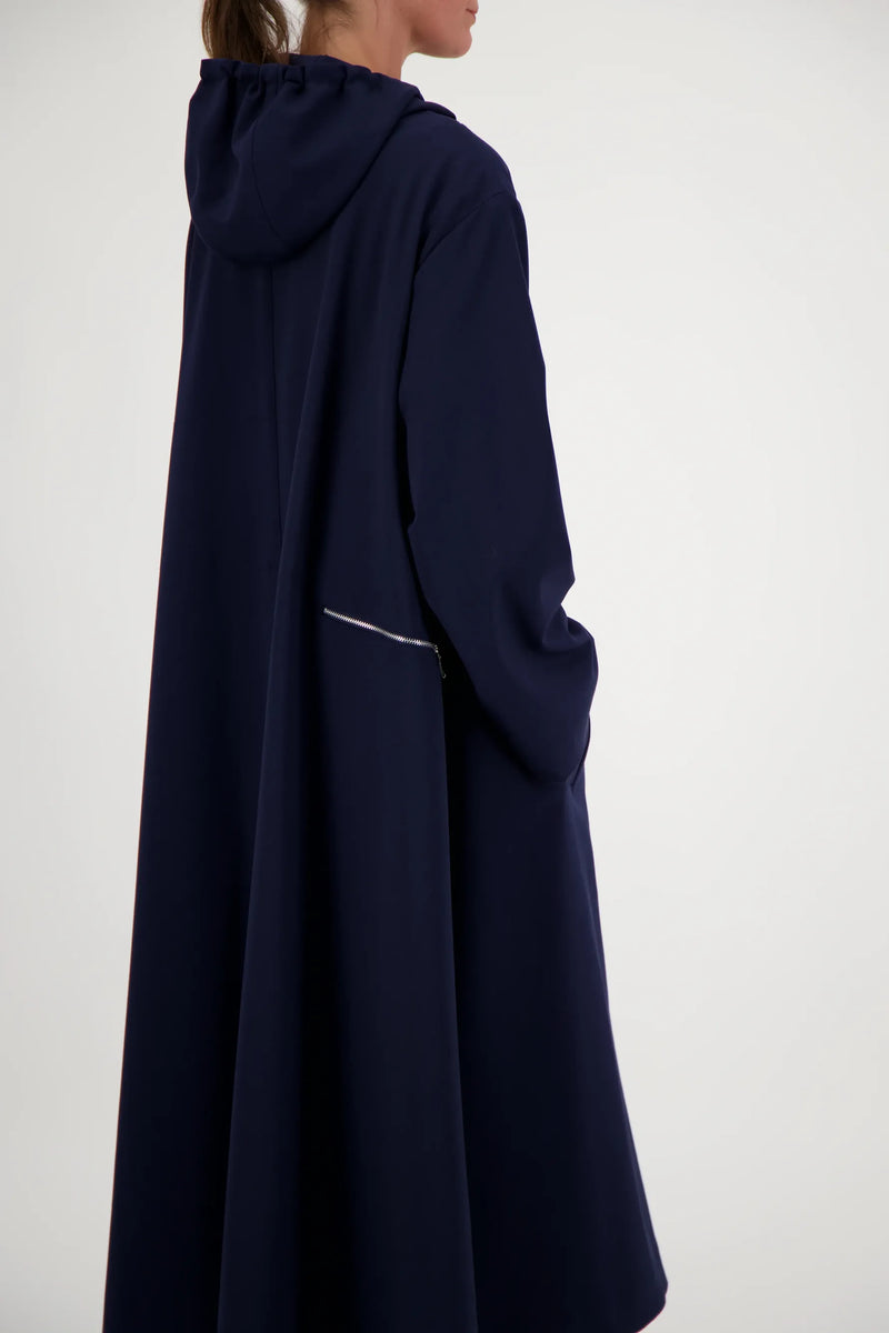PARDESSUS SARA ITA EN GABARDINE DE LAINE DÉPERLANTE