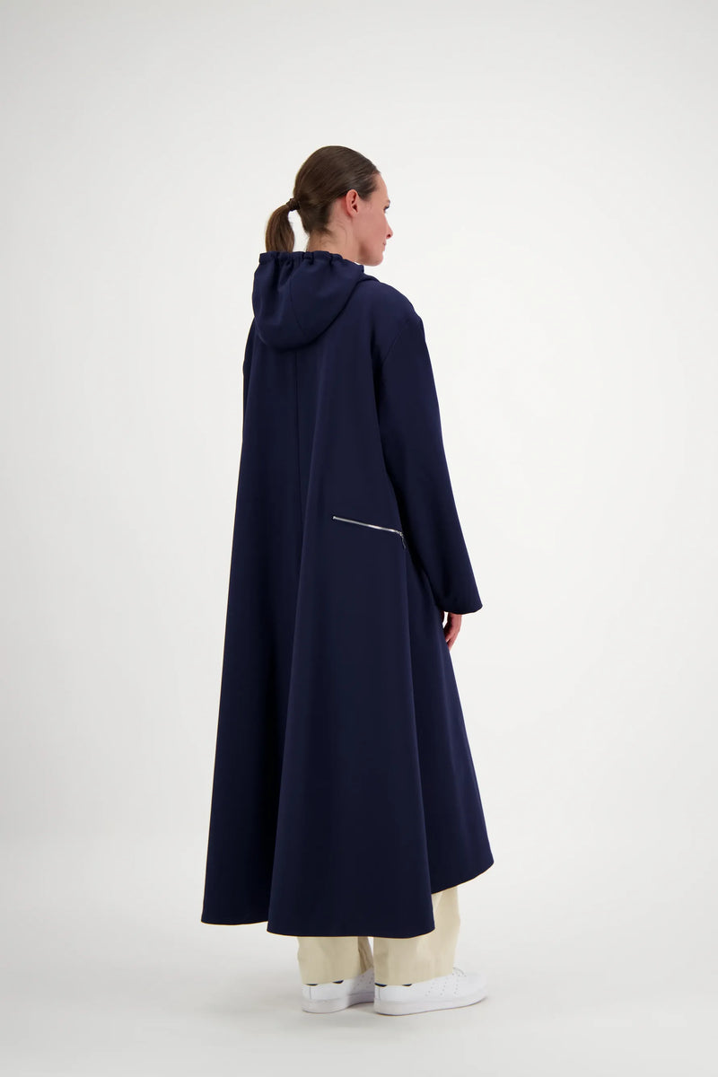 PARDESSUS SARA ITA EN GABARDINE DE LAINE DÉPERLANTE