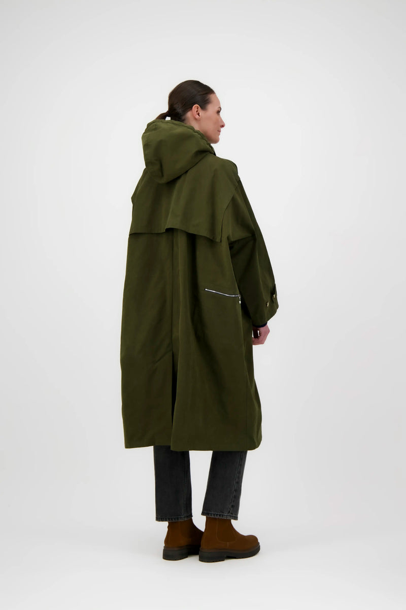 PARKA SUNNY en coton déperlant kaki