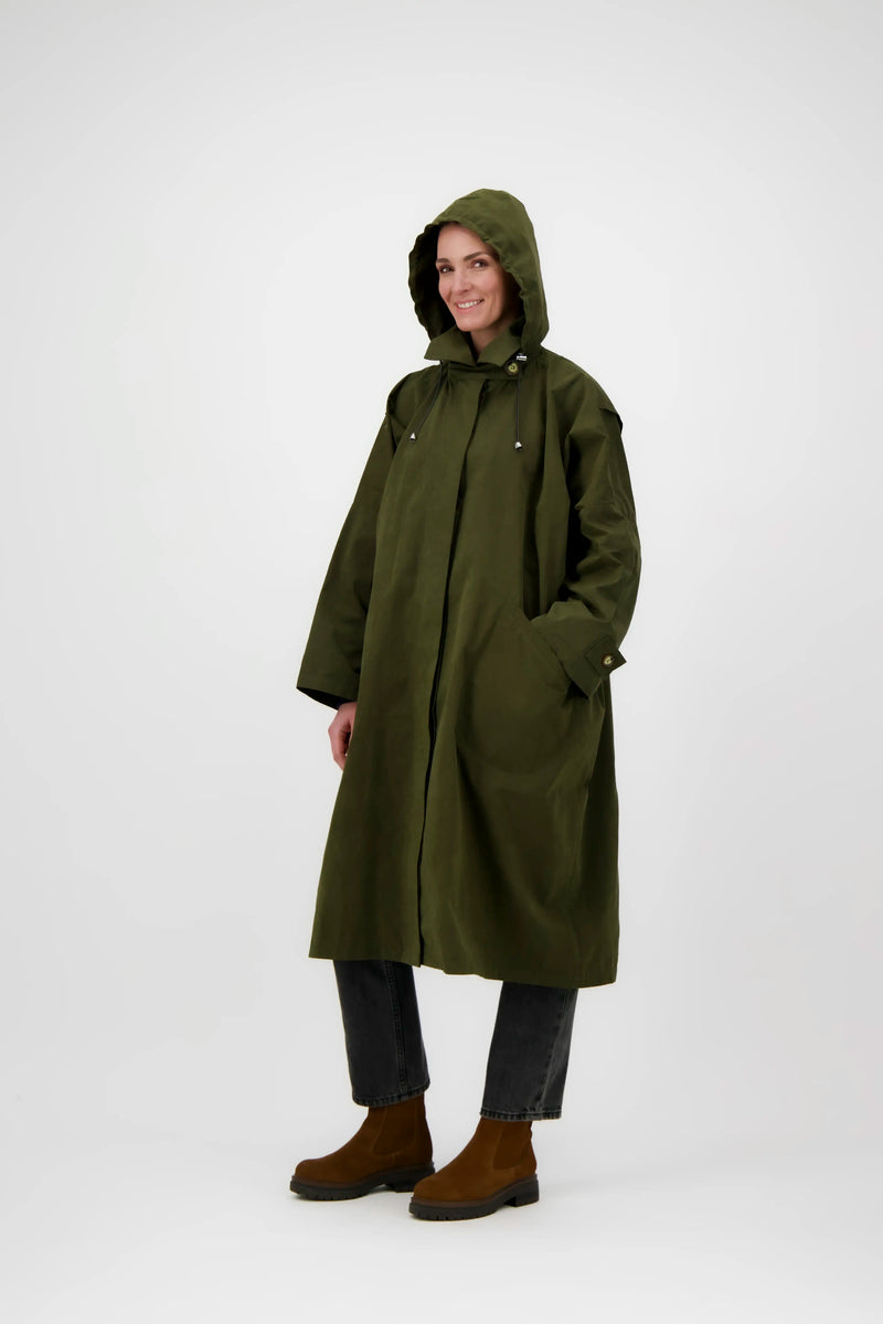 PARKA SUNNY en coton déperlant kaki