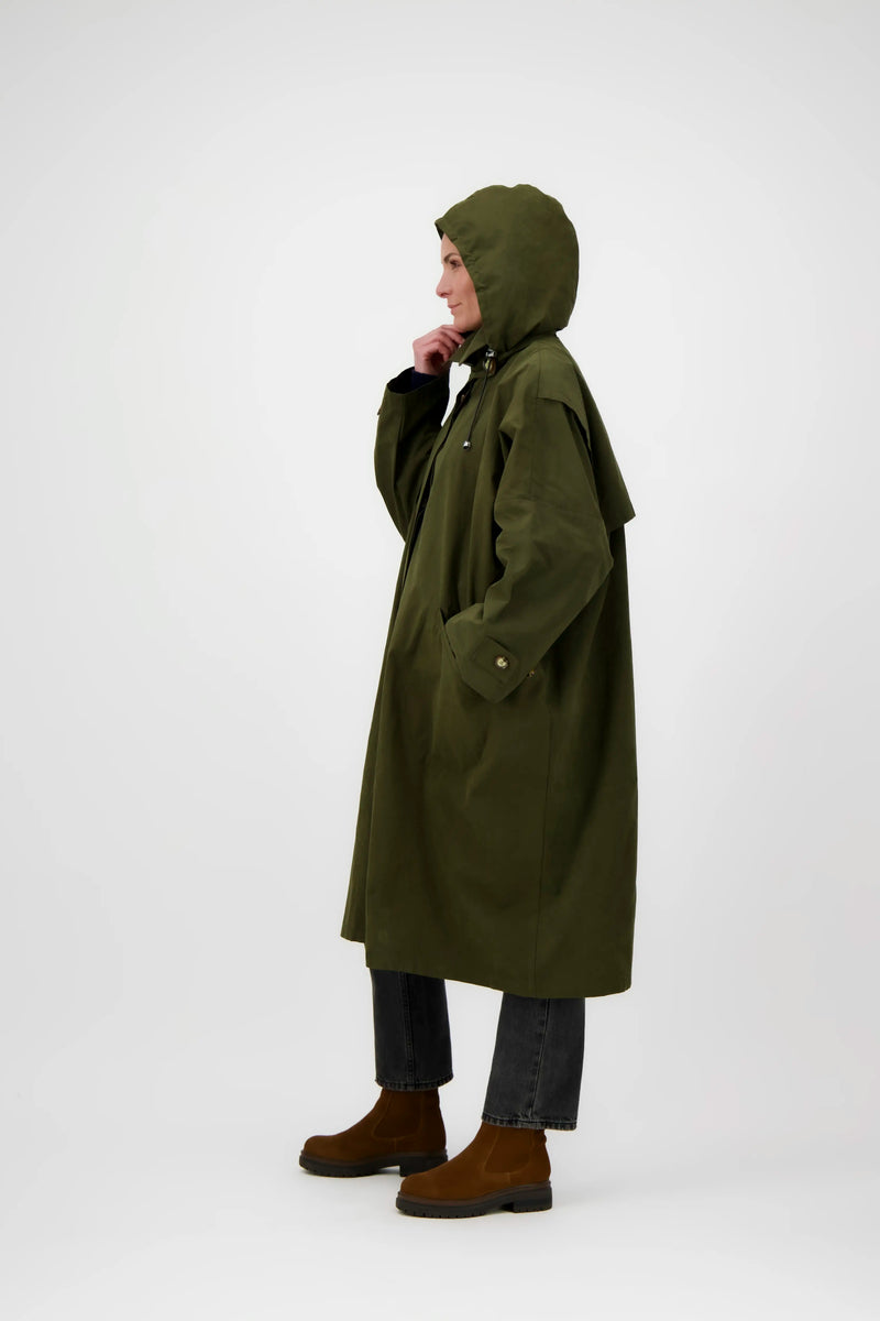 PARKA SUNNY en coton déperlant kaki
