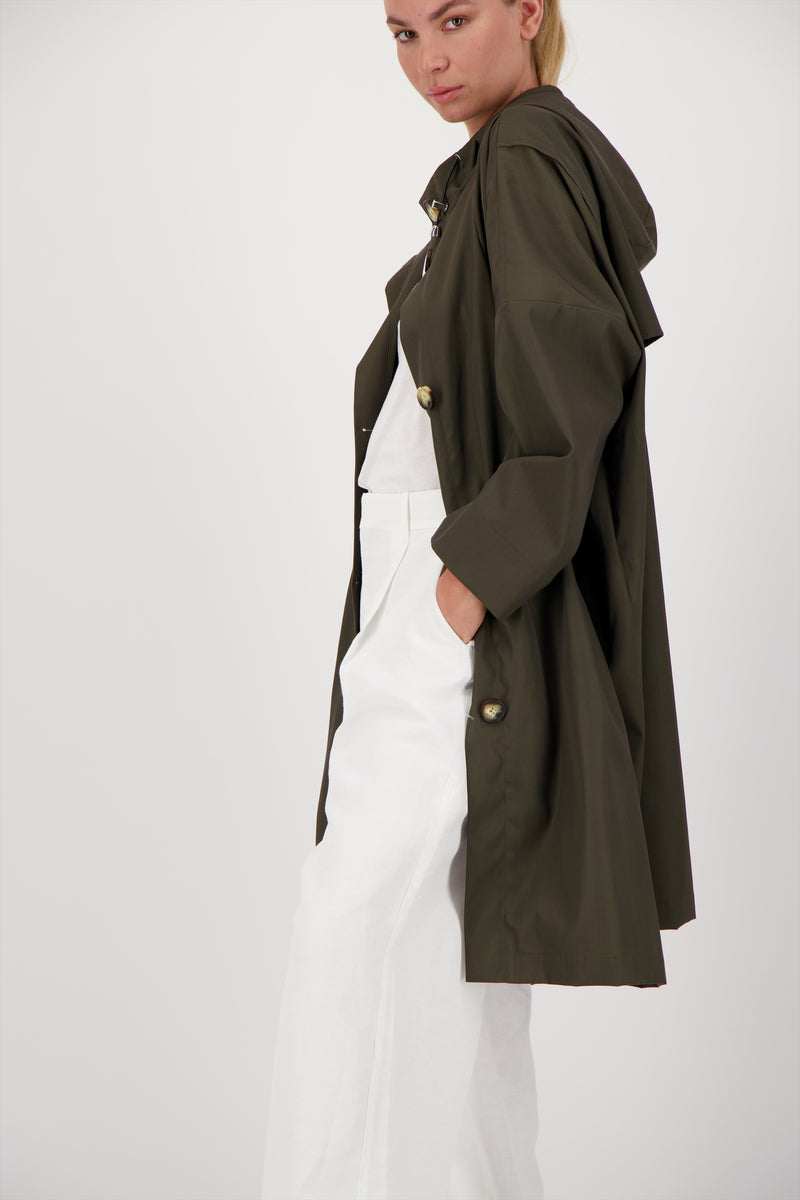 PARKA TANIA GAR EN POLYAMIDE ET COTON IMPERMEABLES