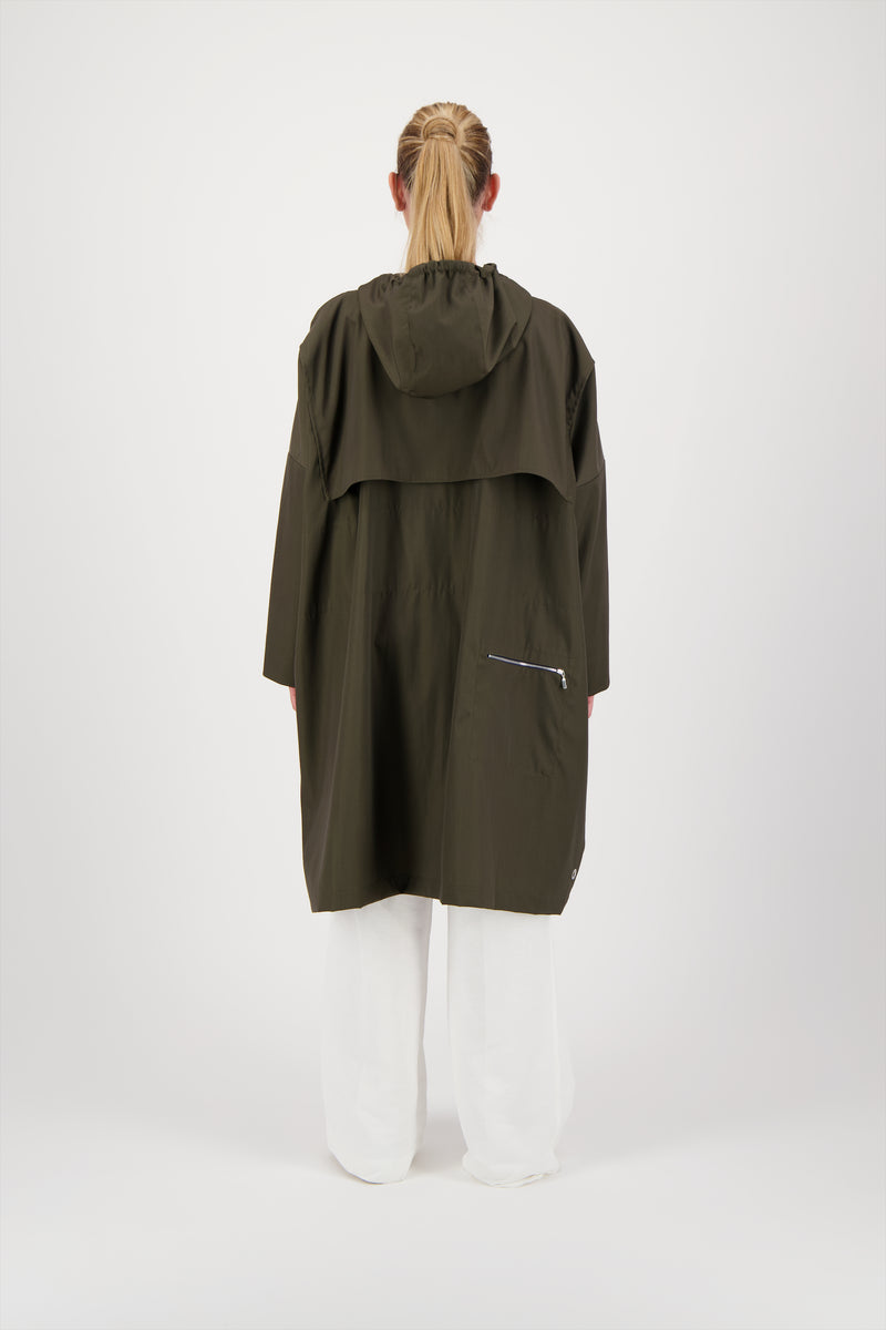 PARKA TANIA GAR EN POLYAMIDE ET COTON IMPERMEABLES