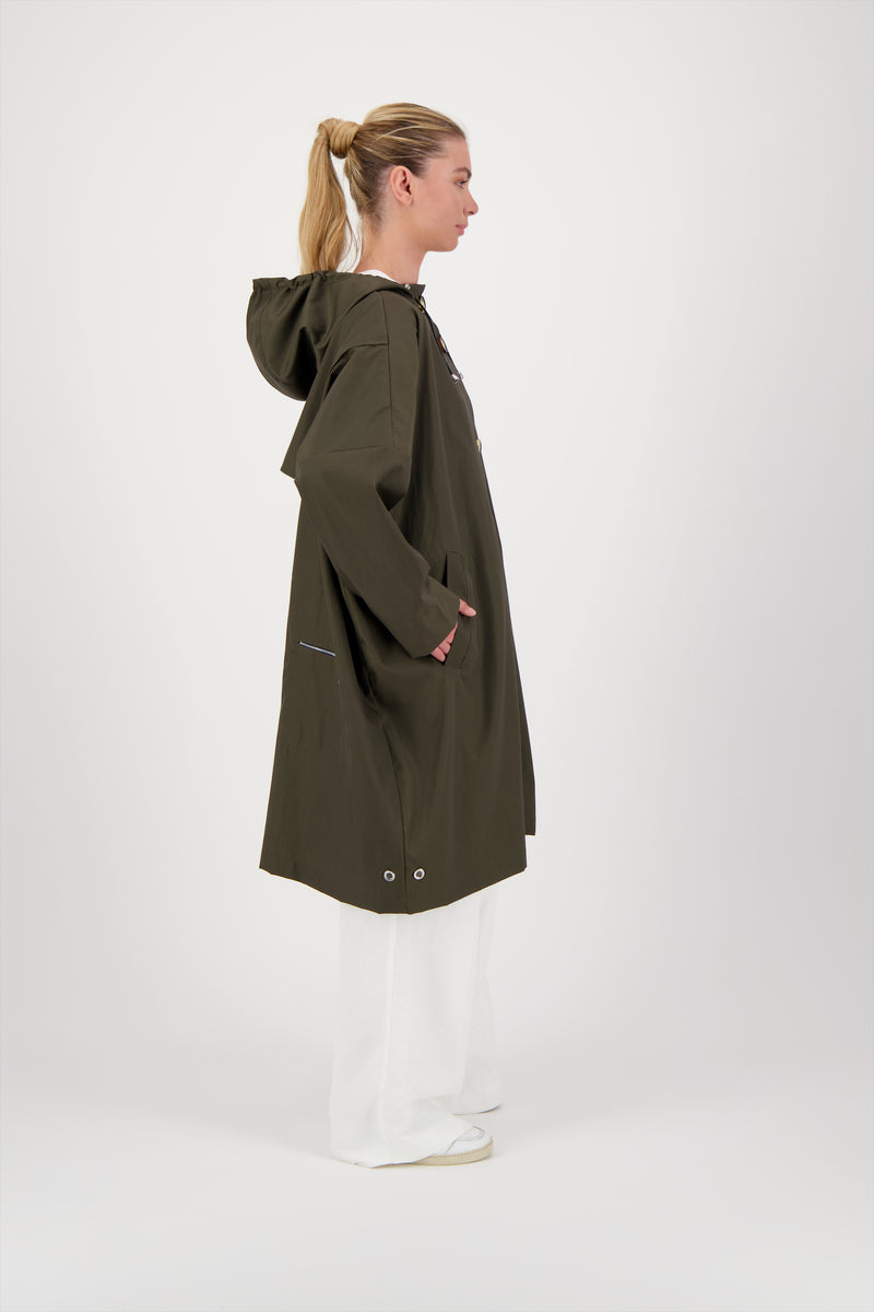 PARKA TANIA GAR EN POLYAMIDE ET COTON IMPERMEABLES