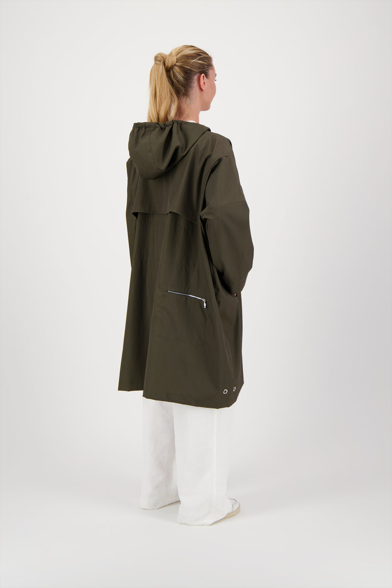 PARKA TANIA GAR EN POLYAMIDE ET COTON IMPERMEABLES