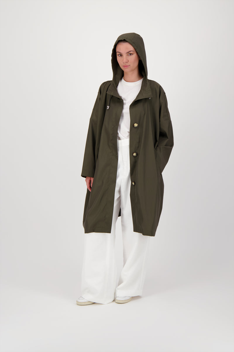 PARKA TANIA GAR EN POLYAMIDE ET COTON IMPERMEABLES