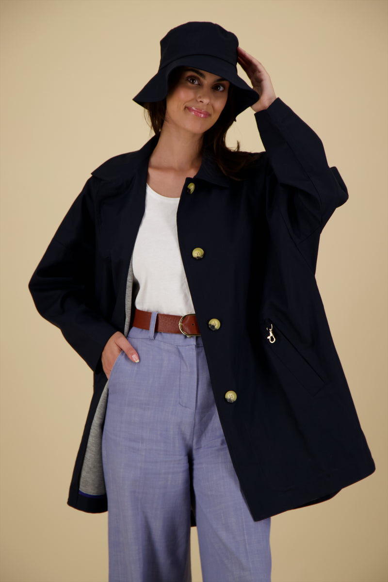 PARKA TESS MIS EN COTON CONTRECOLLÉ JERSEY IMPERMÉABLE