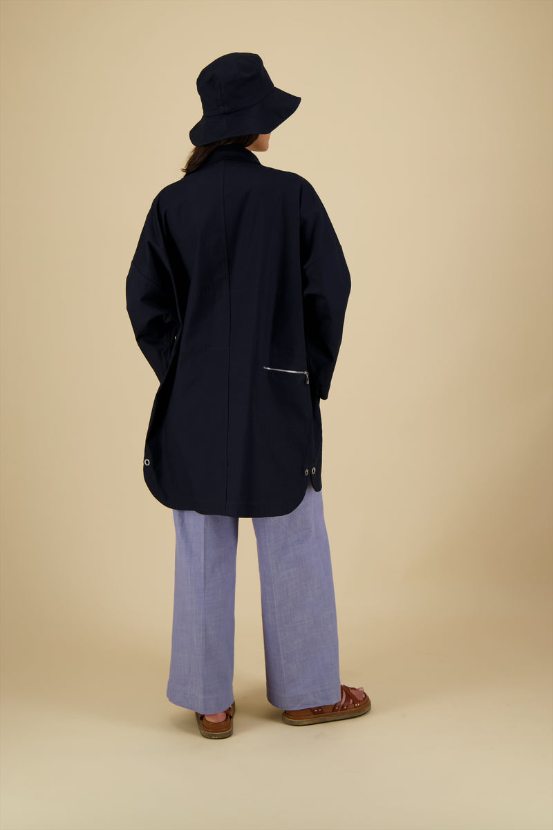 PARKA TESS MIS EN COTON CONTRECOLLÉ JERSEY IMPERMÉABLE