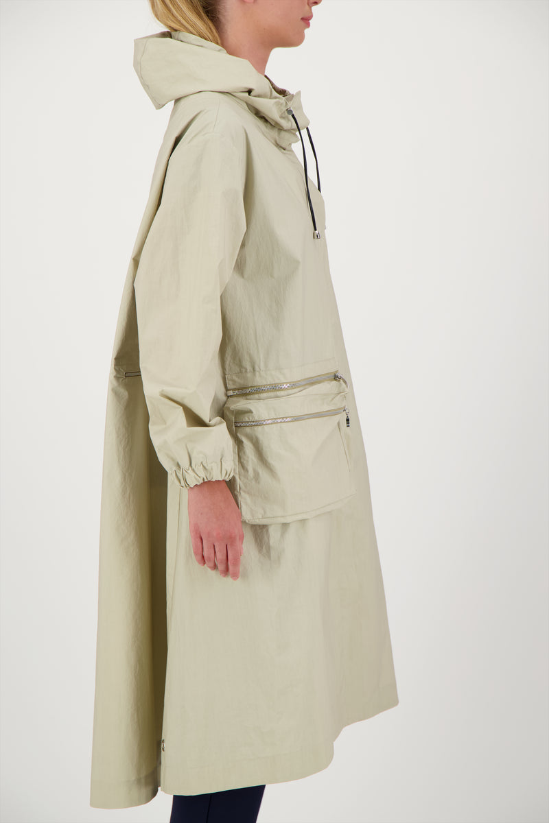 PARKA ZELIE EN COTON DÉPERLANT SABLE