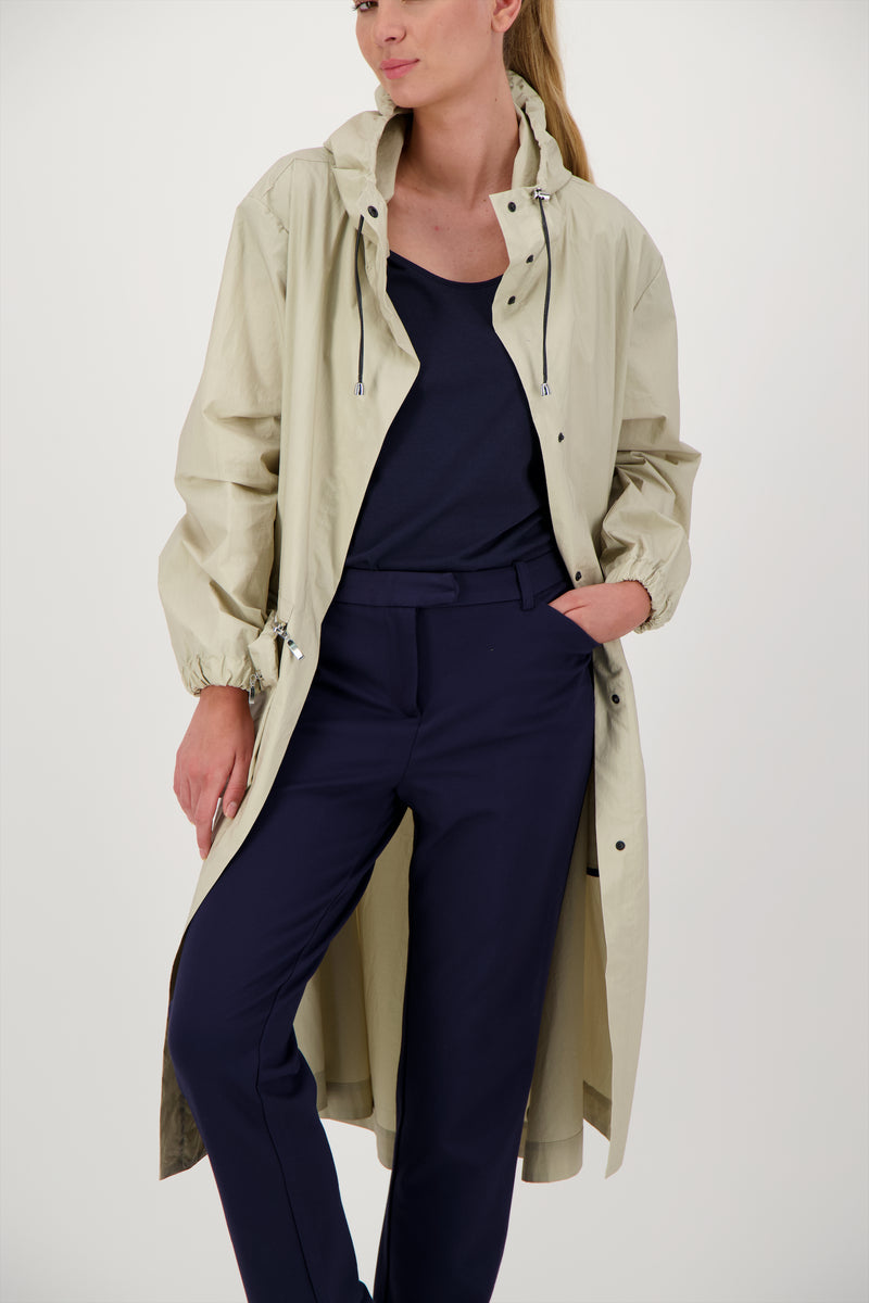 PARKA ZELIE EN COTON DÉPERLANT SABLE