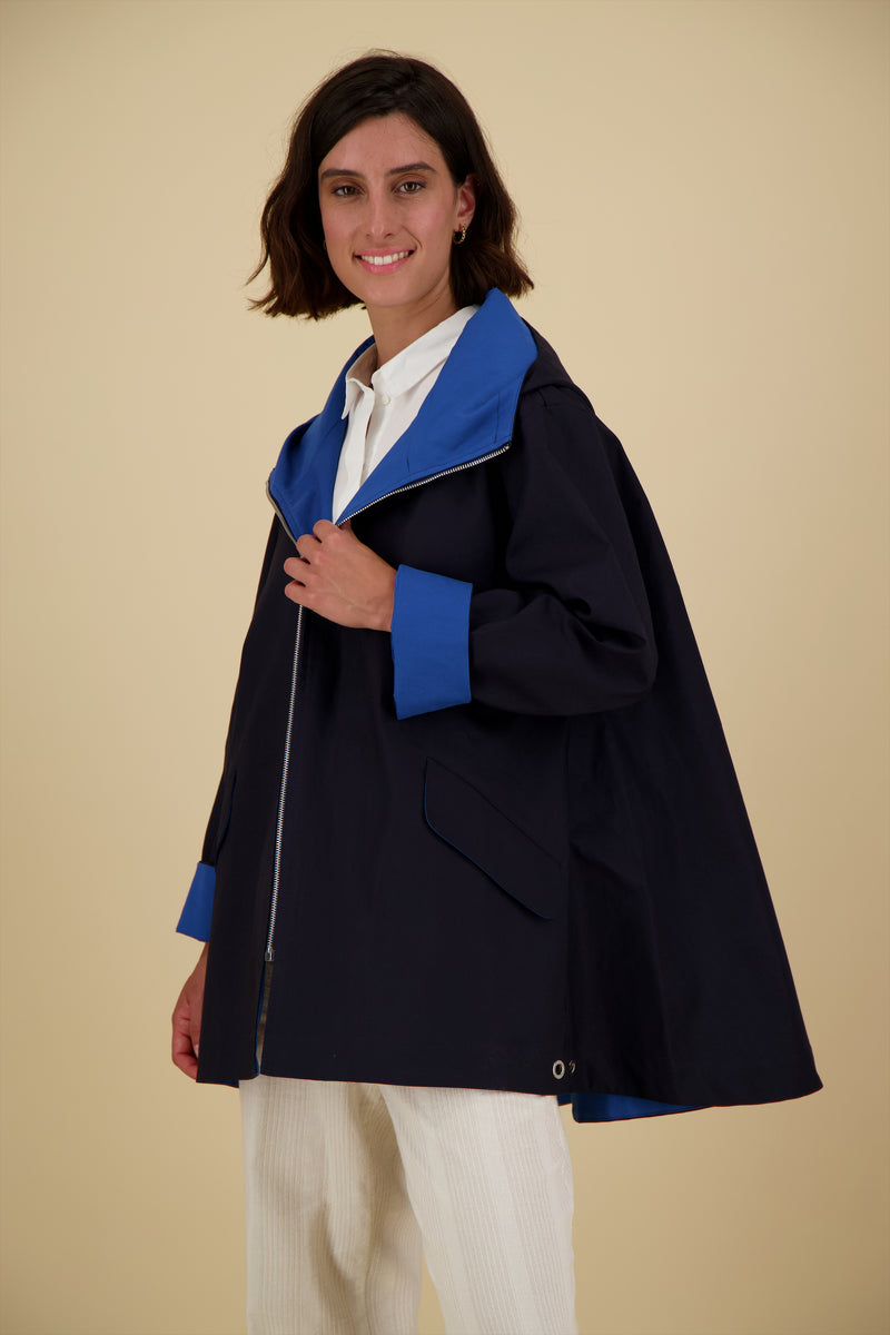PARKA ZEPHYR AGN EN COTON DOUBLE FACE IMPERMÉABLE