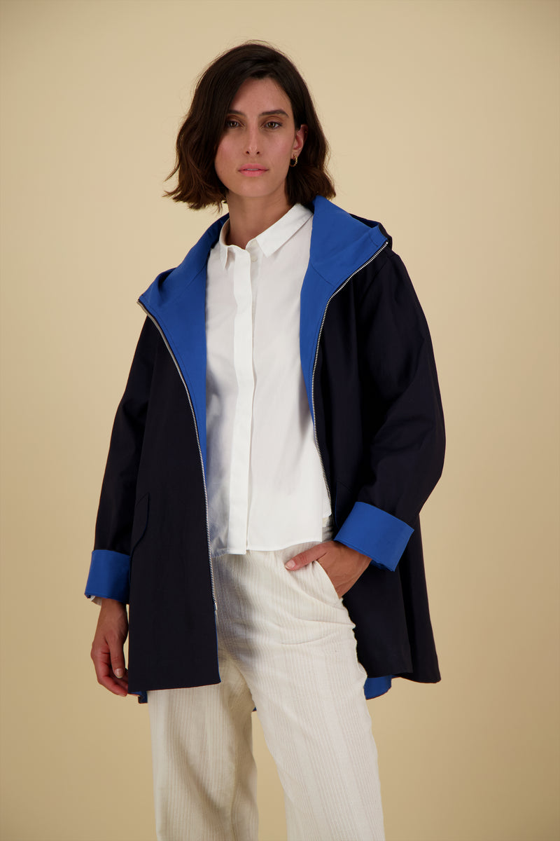PARKA ZEPHYR AGN EN COTON DOUBLE FACE IMPERMÉABLE