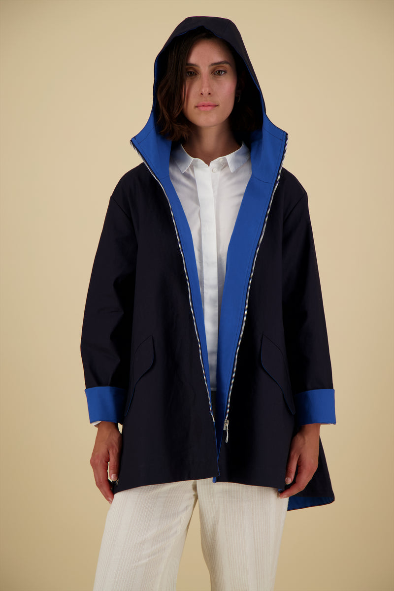 PARKA ZEPHYR AGN EN COTON DOUBLE FACE IMPERMÉABLE