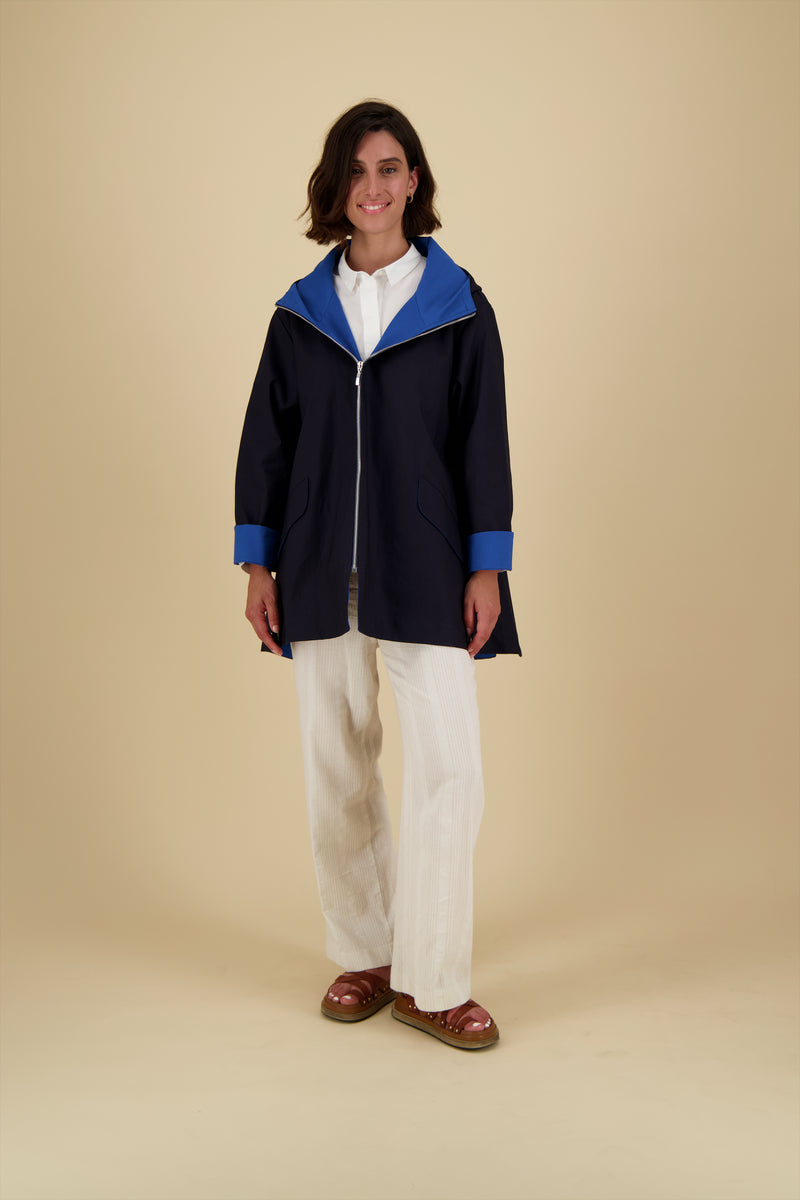 PARKA ZEPHYR AGN EN COTON DOUBLE FACE IMPERMÉABLE