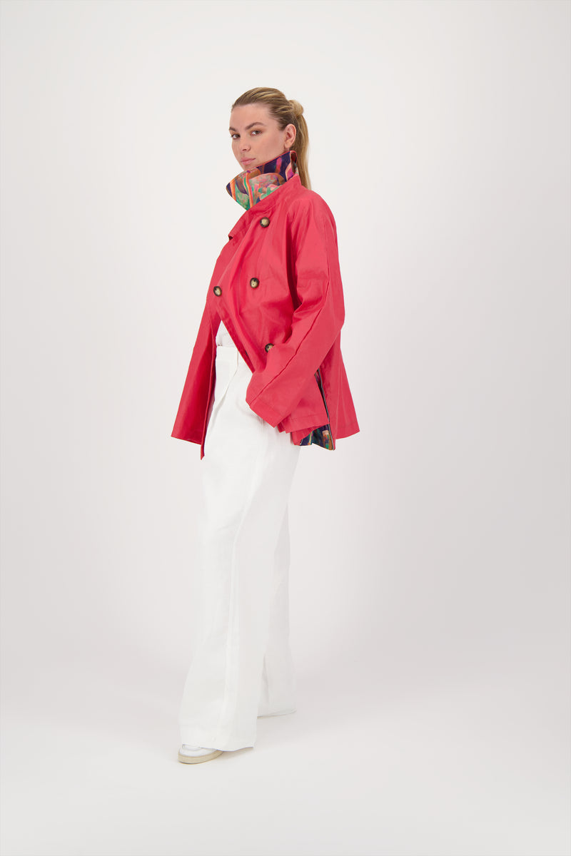 CABAN ZOE LIB EN COTON & LIN DÉPERLANTS