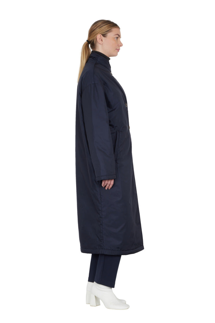 MANTEAU OUATINE ADELE en polyamide coloris navy