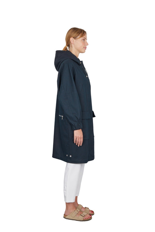 ZAHOR EN COTON DEPERLANT NAVY