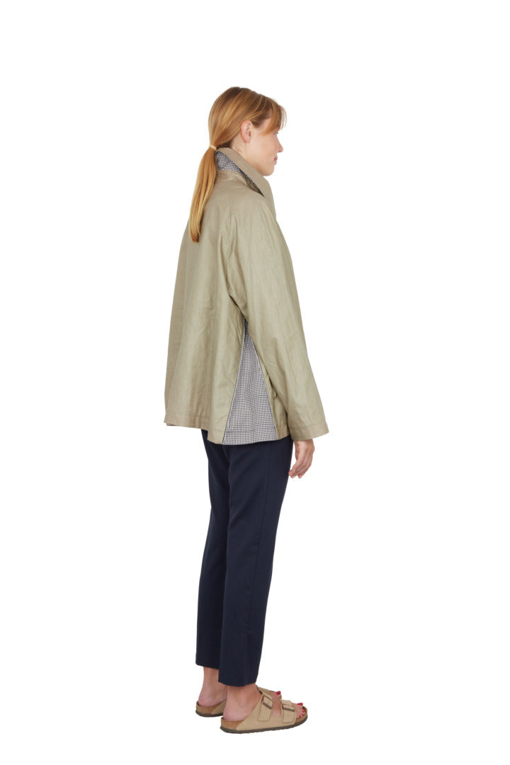 CABAN ZOE LIB en lin déperlant, coloris argile