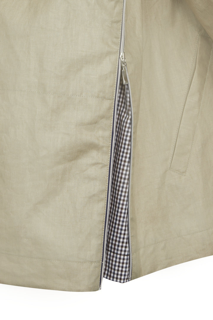 CABAN ZOE LIB en lin déperlant, coloris argile