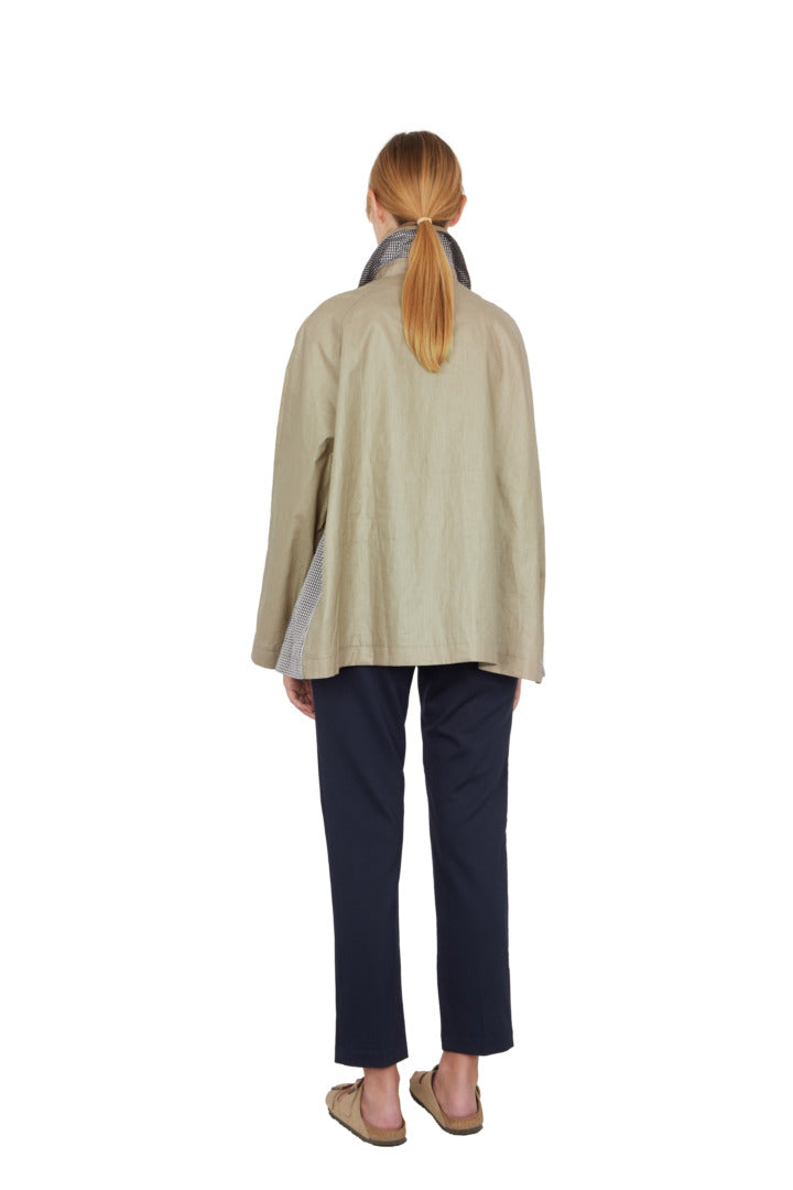 CABAN ZOE LIB en lin déperlant, coloris argile